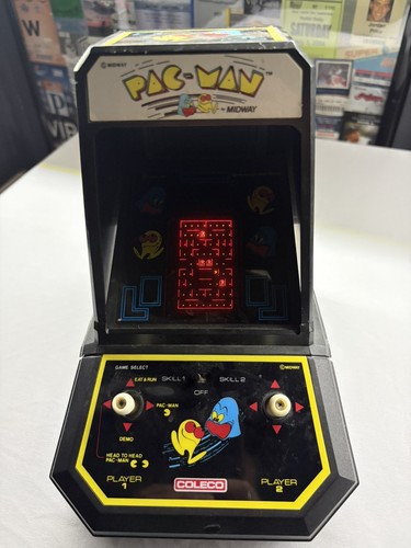 Coleco pac man tabletop arcade - tabletop,
