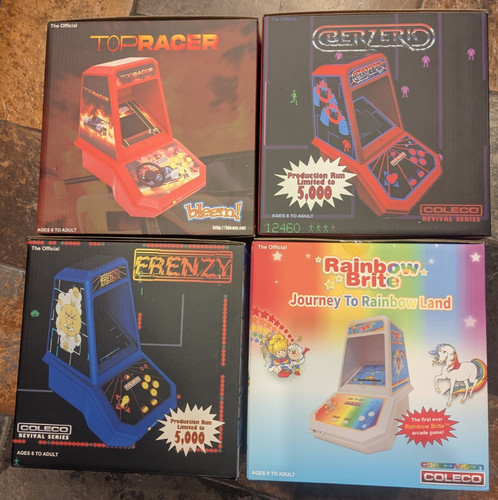 Coleco arcade tabletop - 4x,